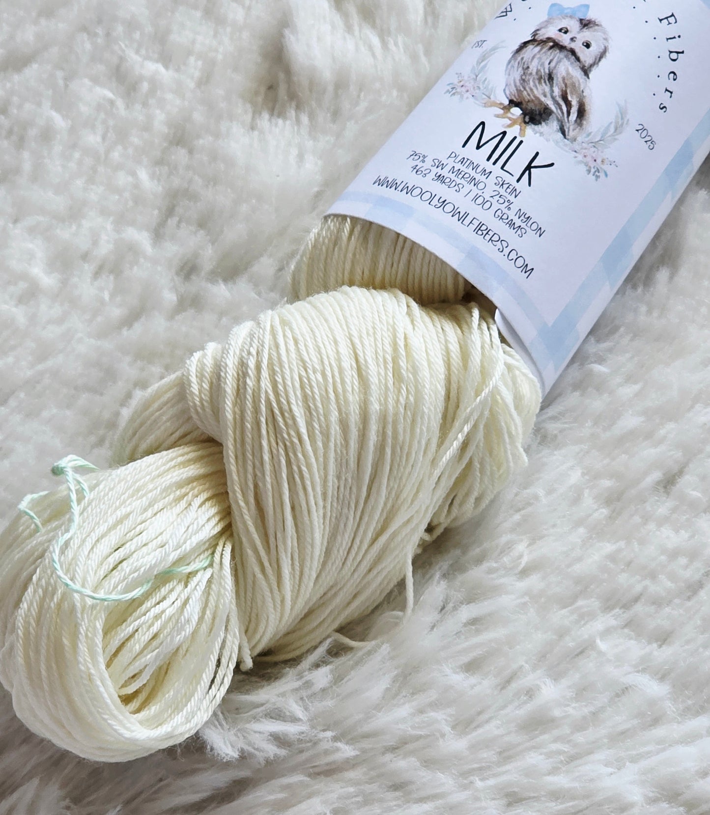 Milk Wooly Owl Fibers