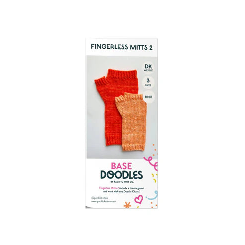 Base Doodle Mitts 2 - Pattern Brochure Wooly Owl Fibers