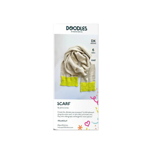 Base Doodle Scarf - DK - Pattern Brochure Wooly Owl Fibers