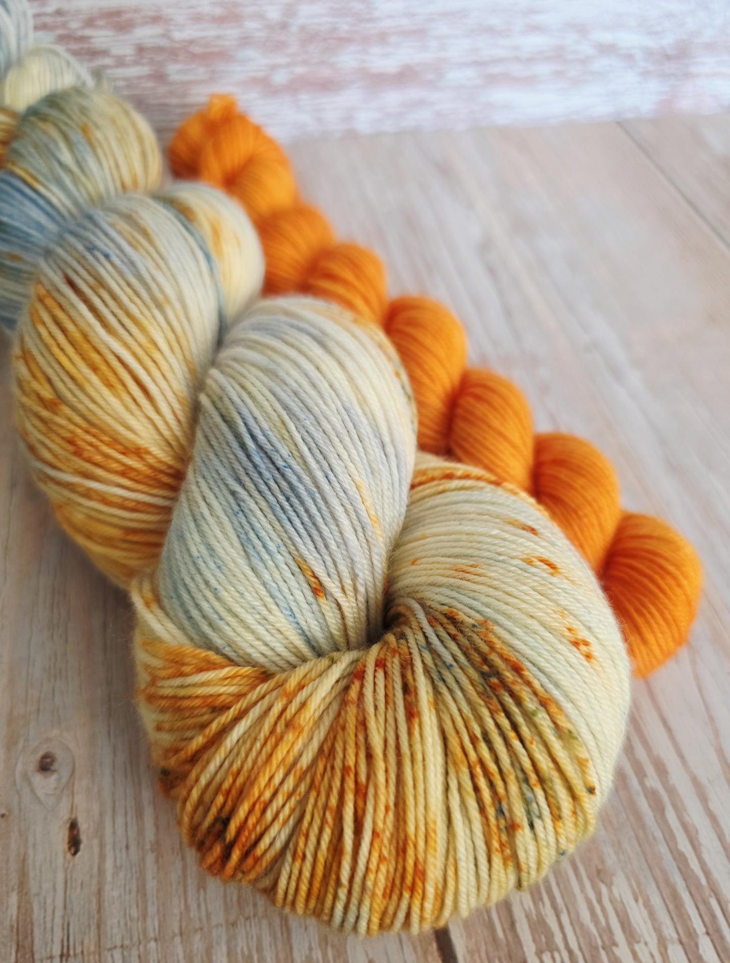 Blue Sky's & Falling Leaves Sock Kit