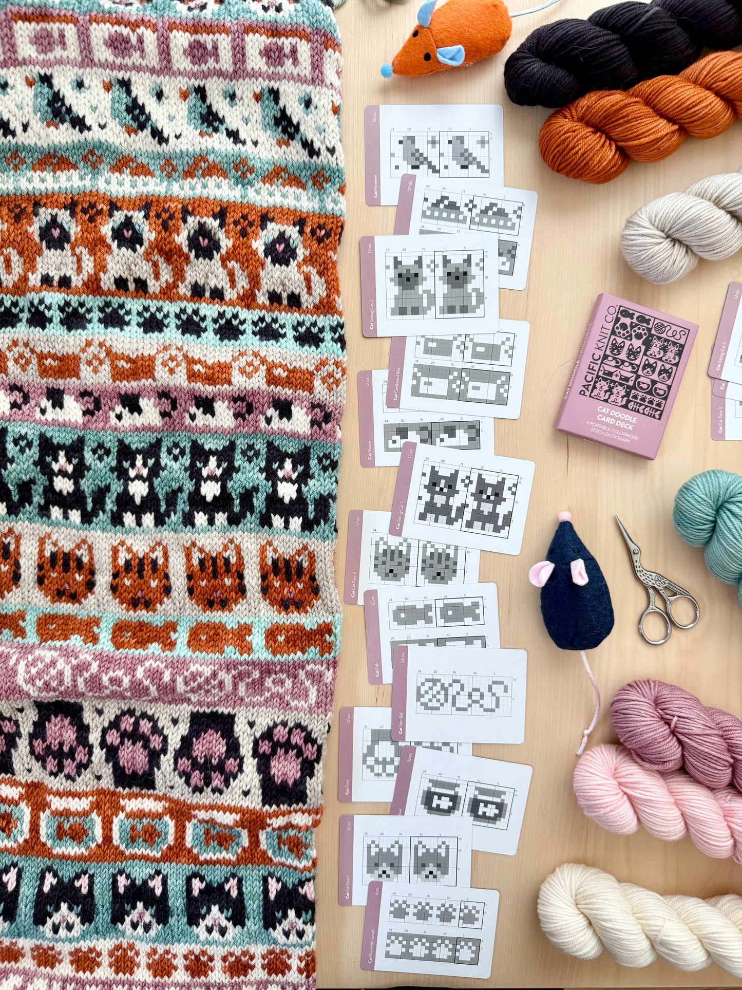 Doodle Card Deck - Cat Expansion Wooly Owl Fibers