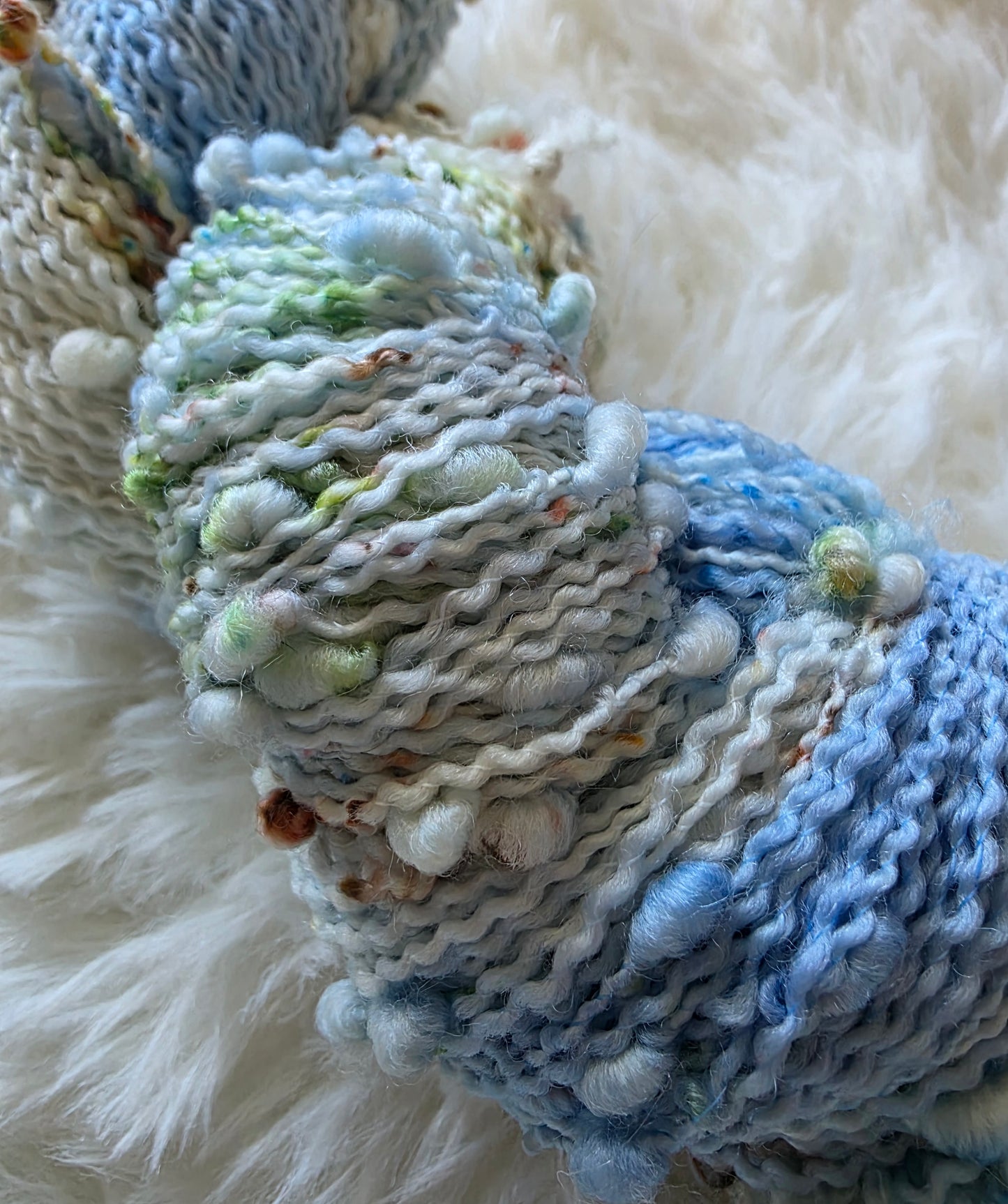 Delphinium Garden Slub Yarn