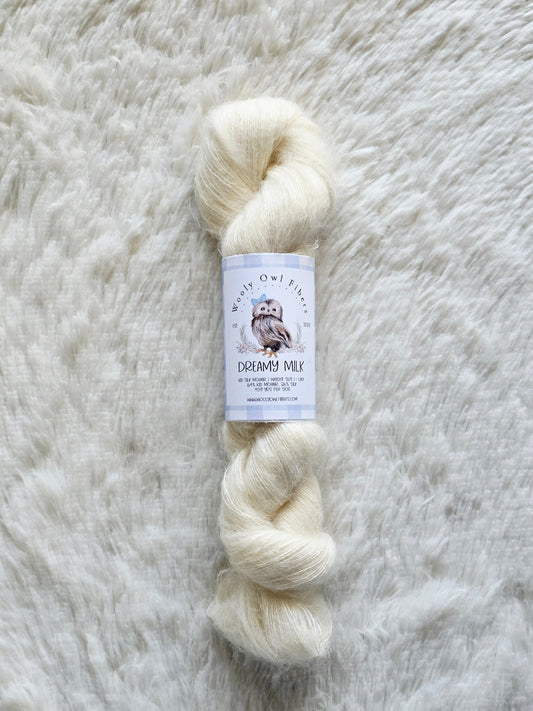 Dreamy Milk Wooly Owl Fibers