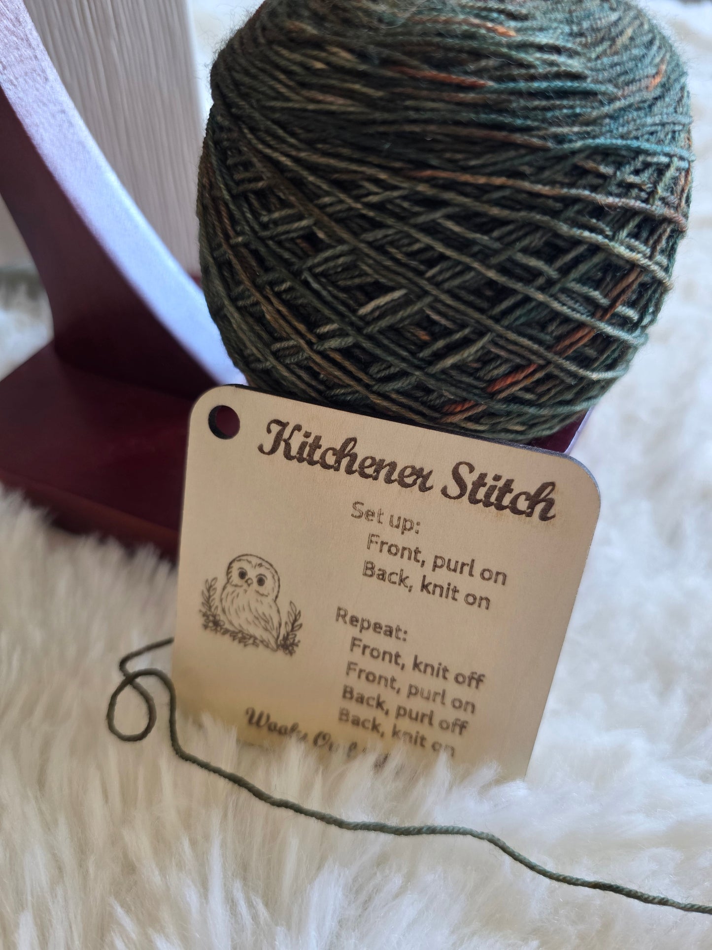 Kitchener Stitch - Knitter's Companion Block Wooly Owl Fibers