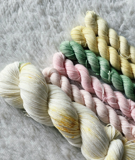 Porch Lemonade Sock Kit Wooly Owl Fibers