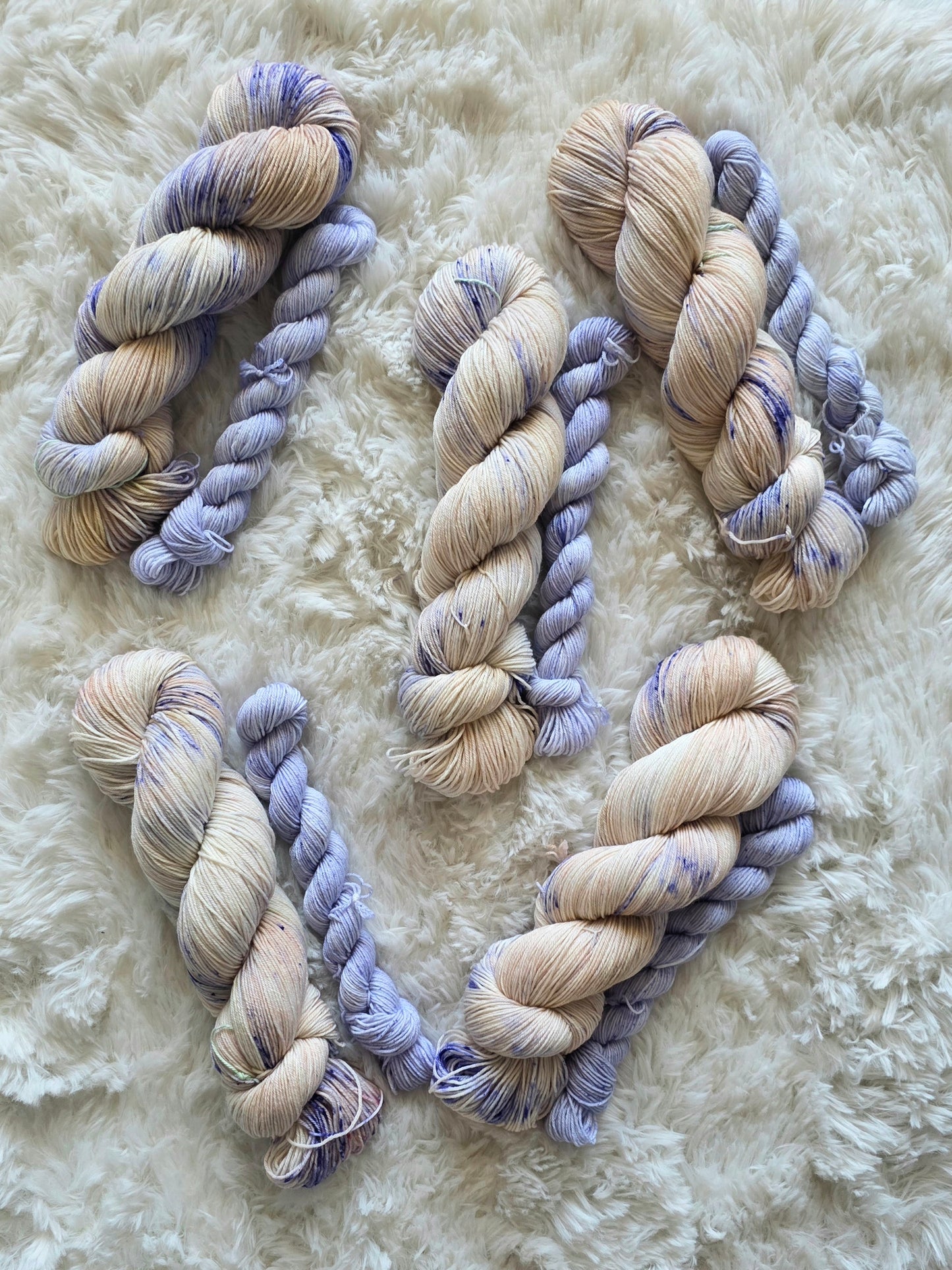 Lavender Fog Cake Sock Kit