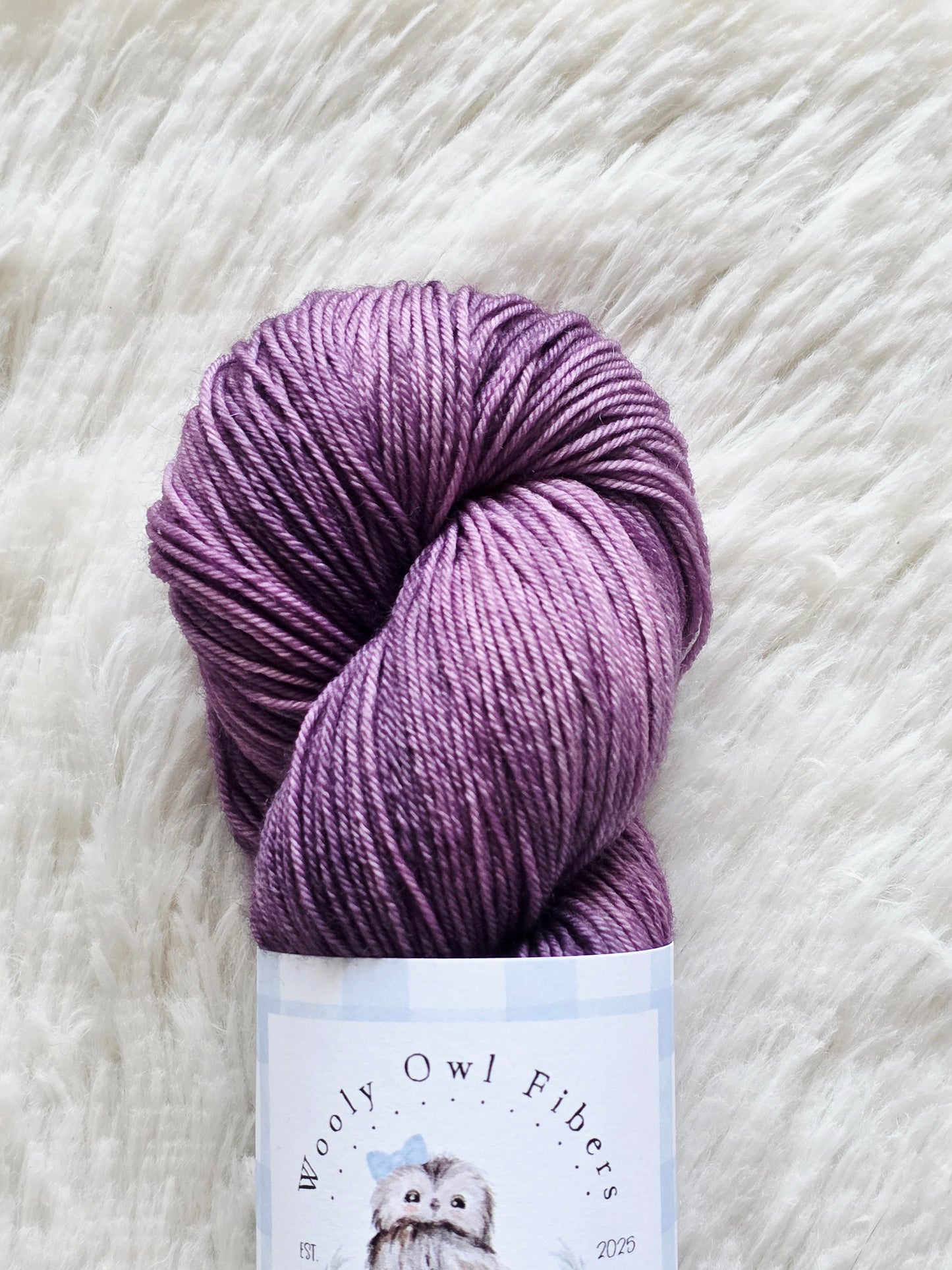 Eggplant Wooly Owl Fibers