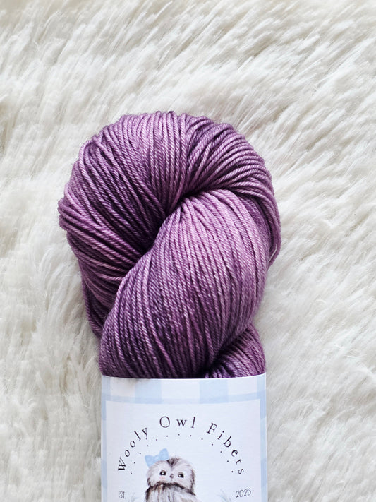 Eggplant Wooly Owl Fibers