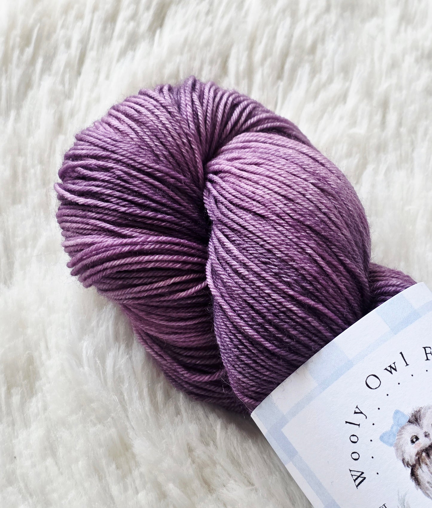 Eggplant Wooly Owl Fibers