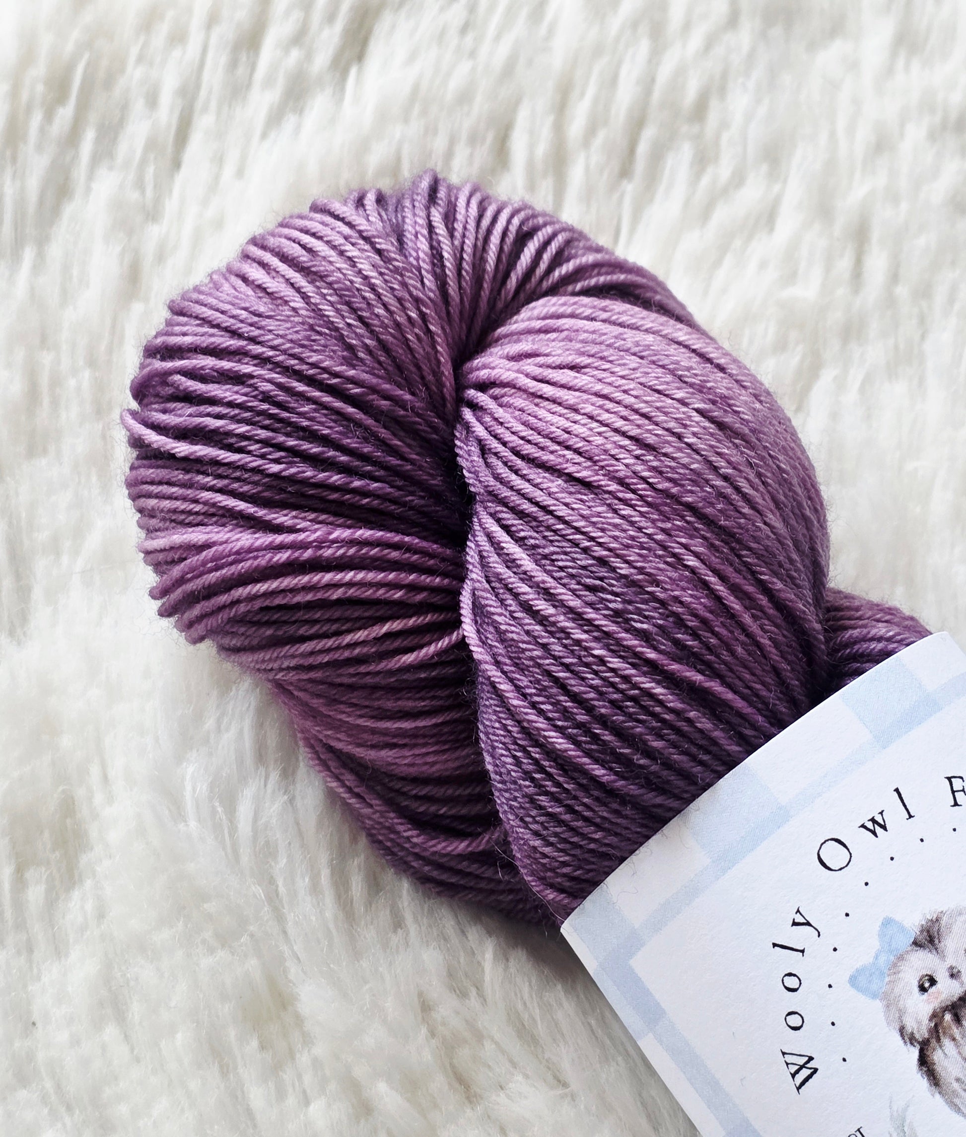 Eggplant Wooly Owl Fibers