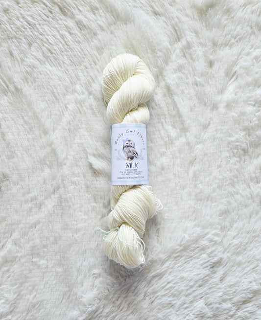 Milk Wooly Owl Fibers