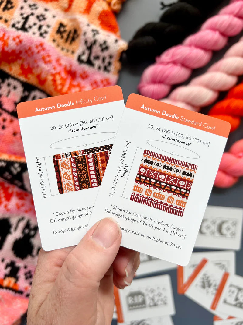 Doodle Card Deck - Autumn Core Wooly Owl Fibers