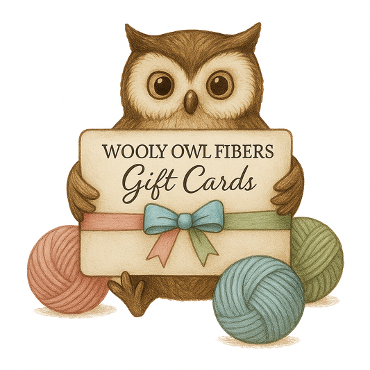 🧶 Wooly Owl Fibers Gift Cards