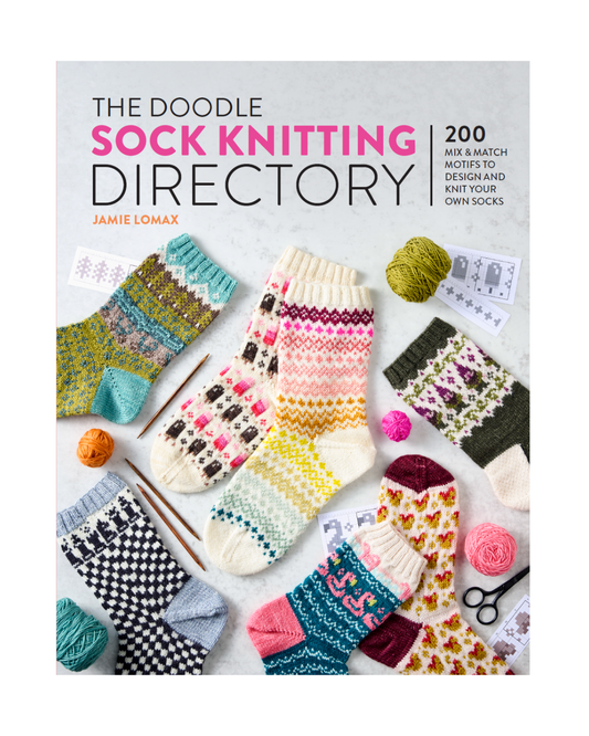 PRE-ORDER: Doodle Sock Knitting Directory Book Wooly Owl Fibers