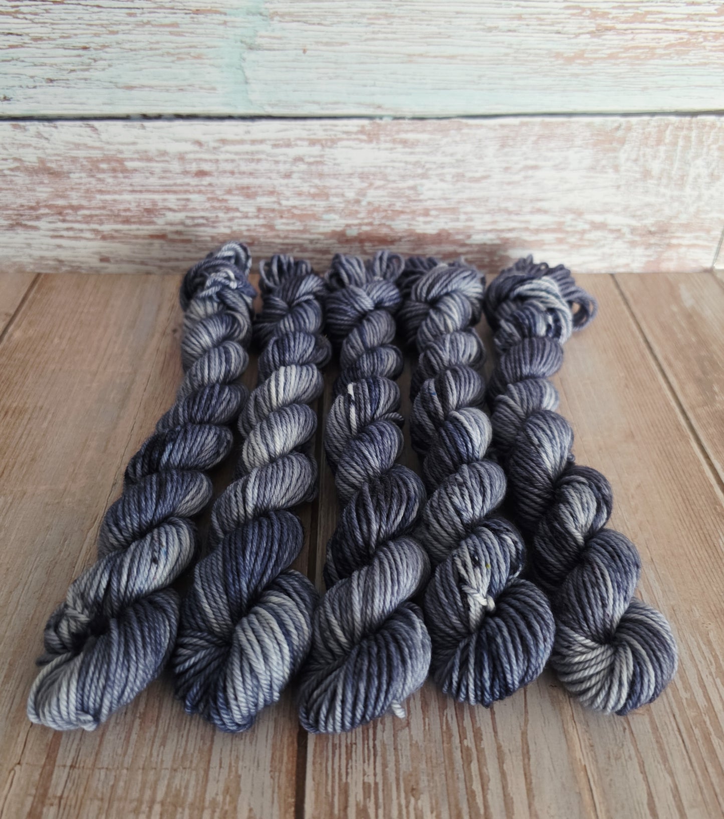 Stone Washed Denim Mini Skein