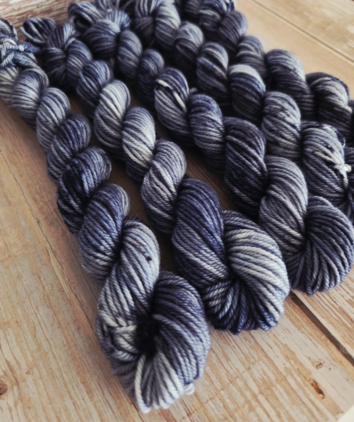 Stone Washed Denim Mini Skein