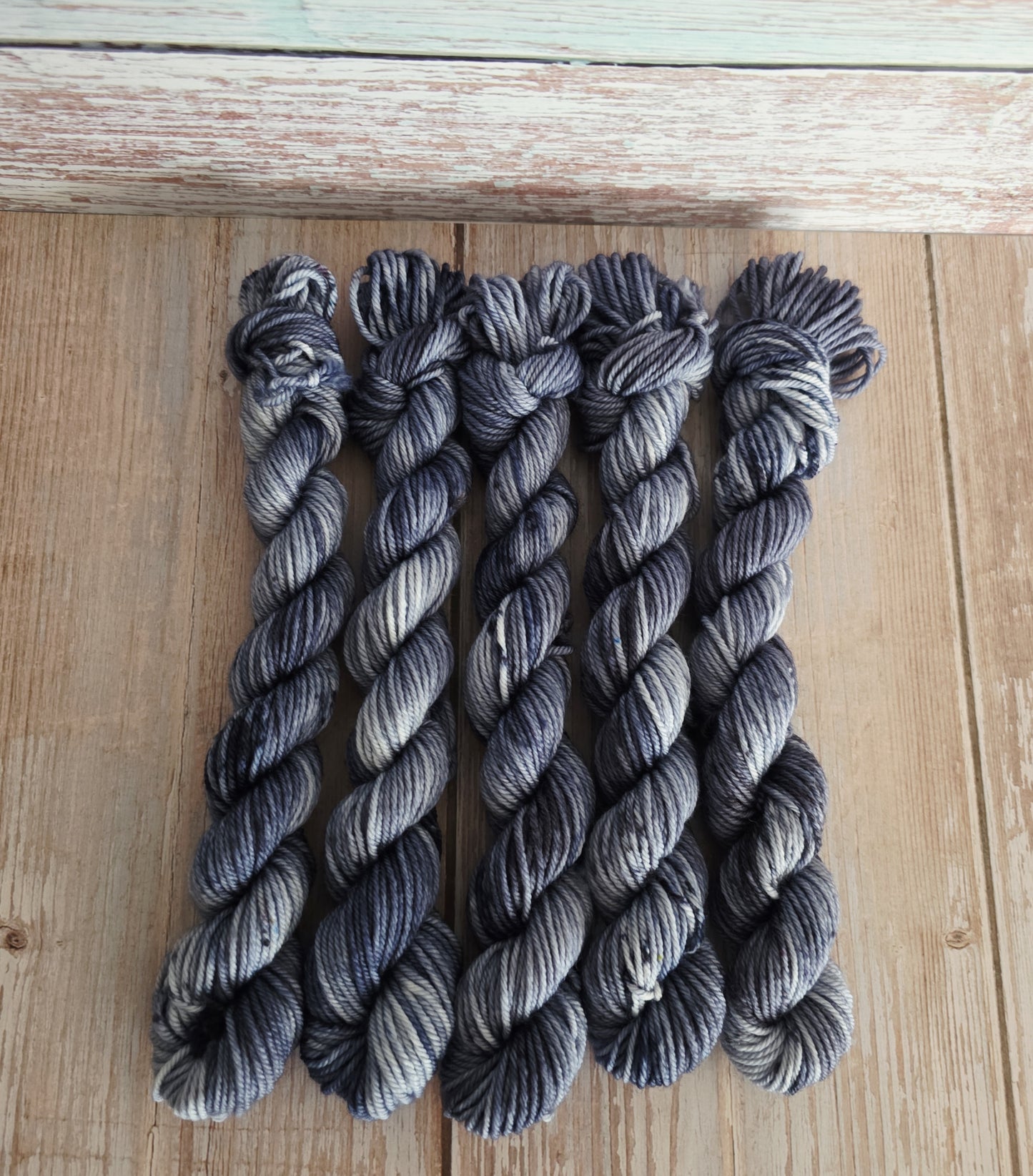 Stone Washed Denim Mini Skein