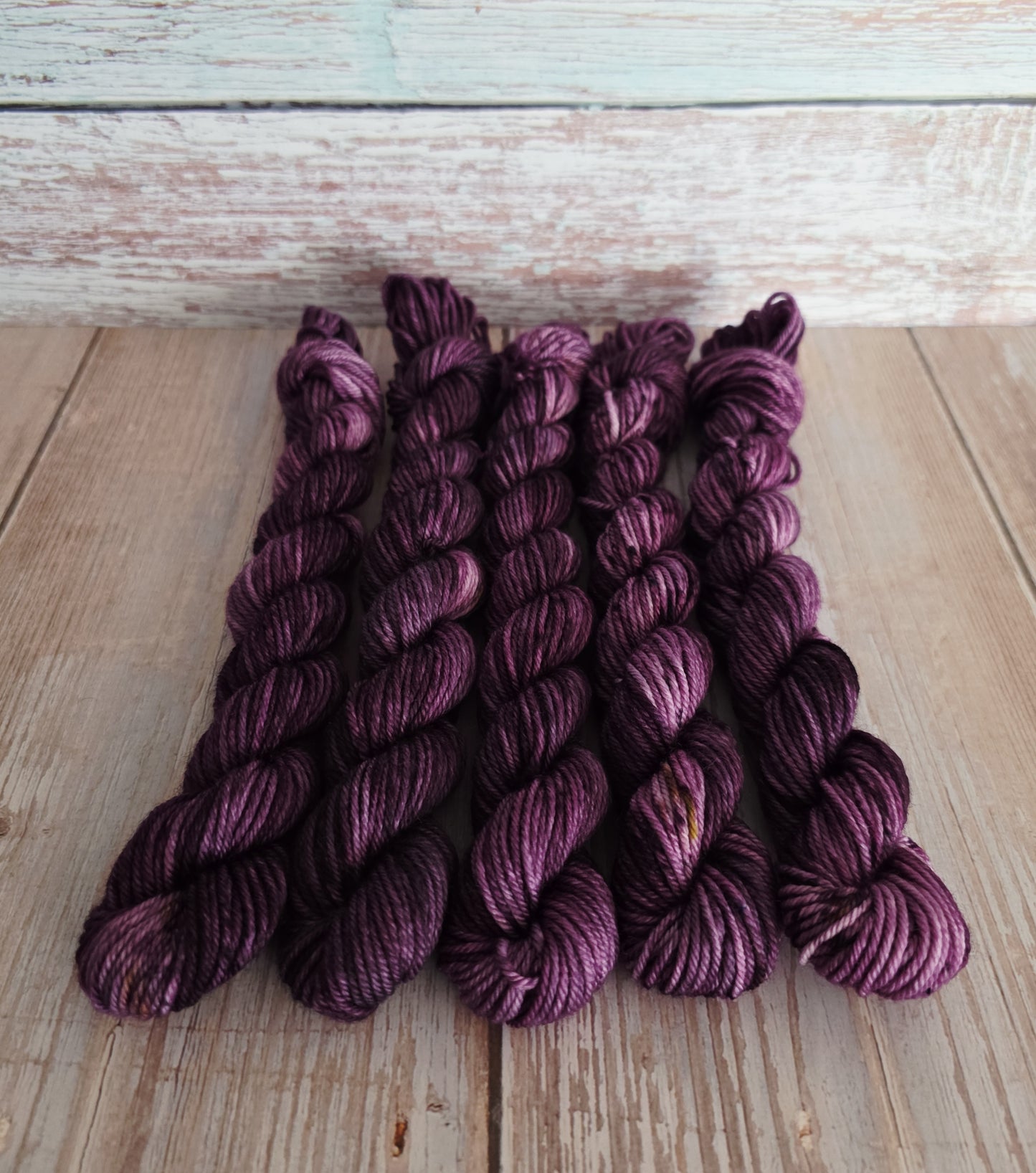 Eggplant Mini Skein
