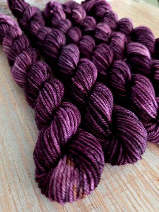 Eggplant Mini Skein