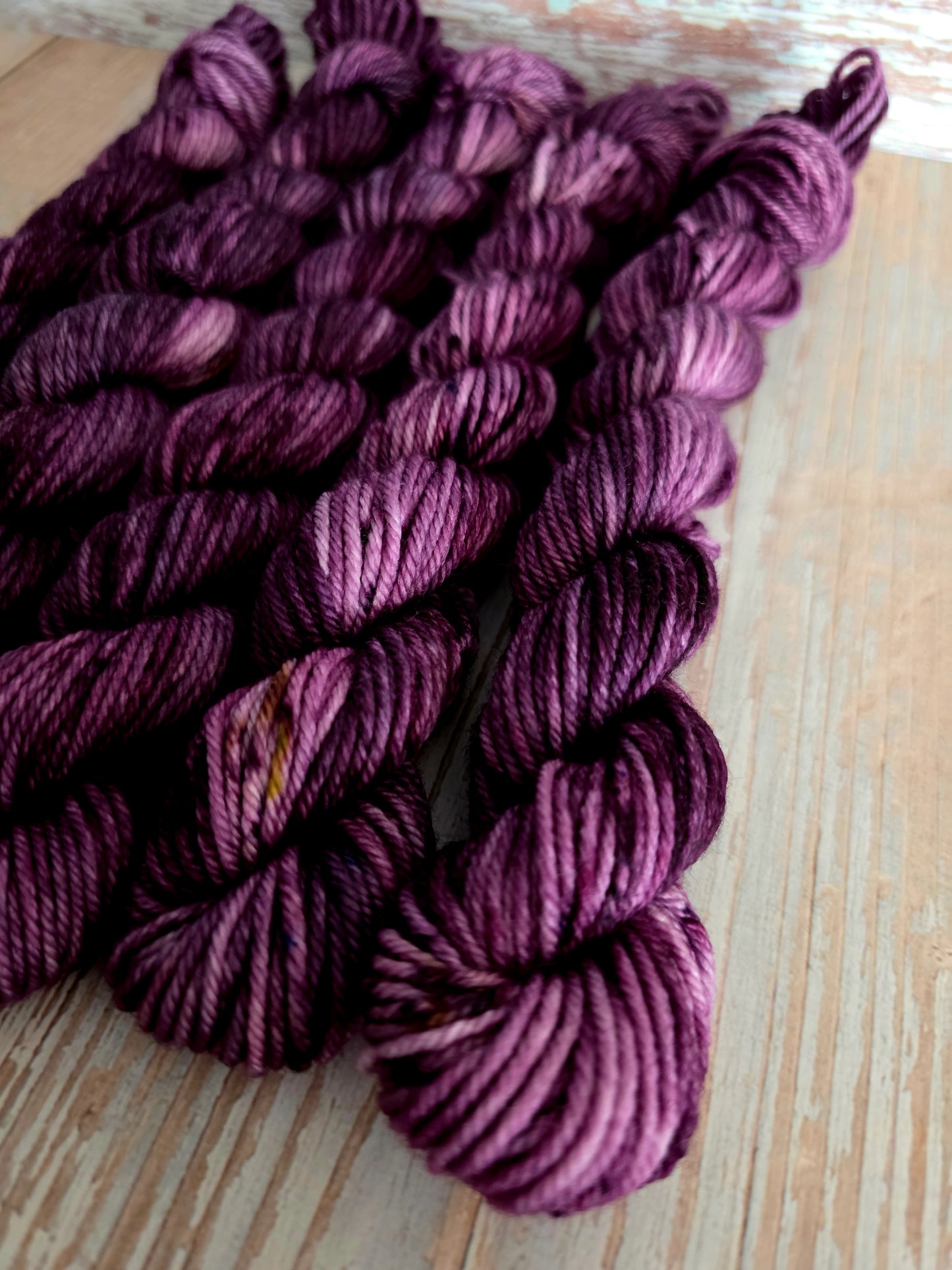 Eggplant Mini Skein