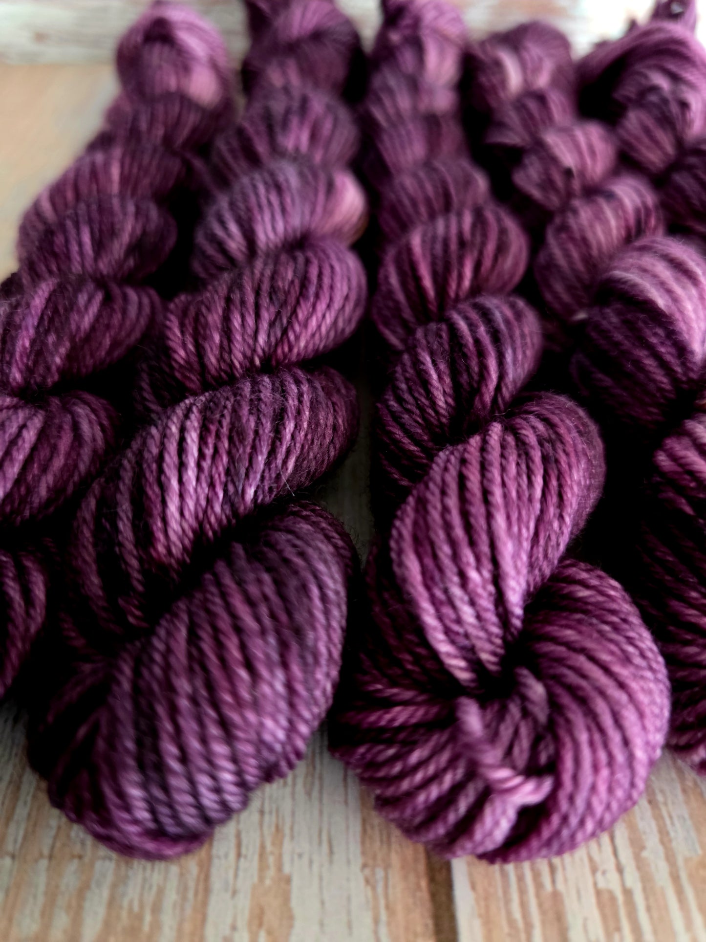 Eggplant Mini Skein