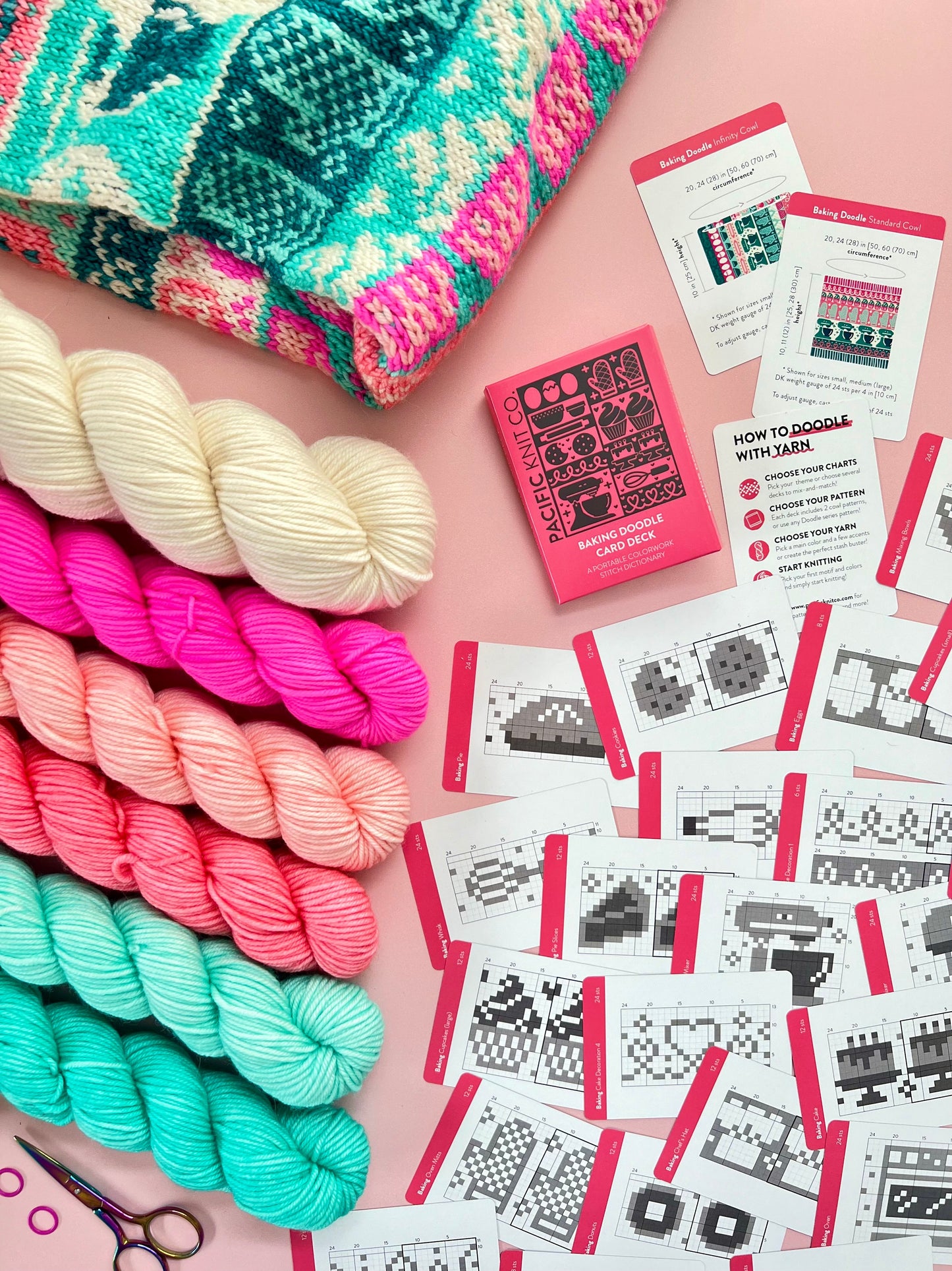 Doodle Card Deck - Baking Expansion Wooly Owl Fibers