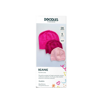 Base Doodle Beanie - DK - Pattern Brochure Wooly Owl Fibers