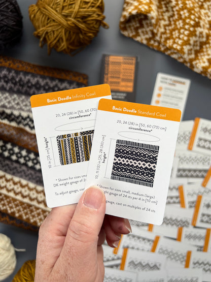 Doodle Card Deck - Basic Core Wooly Owl Fibers