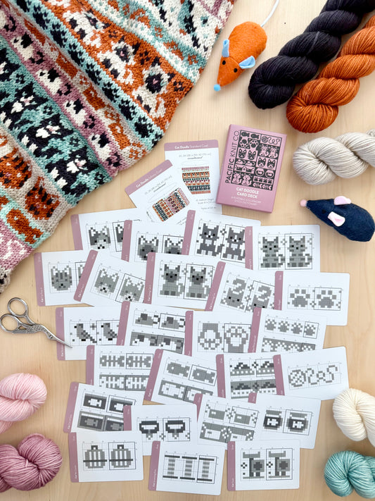 Doodle Card Deck - Cat Expansion Wooly Owl Fibers