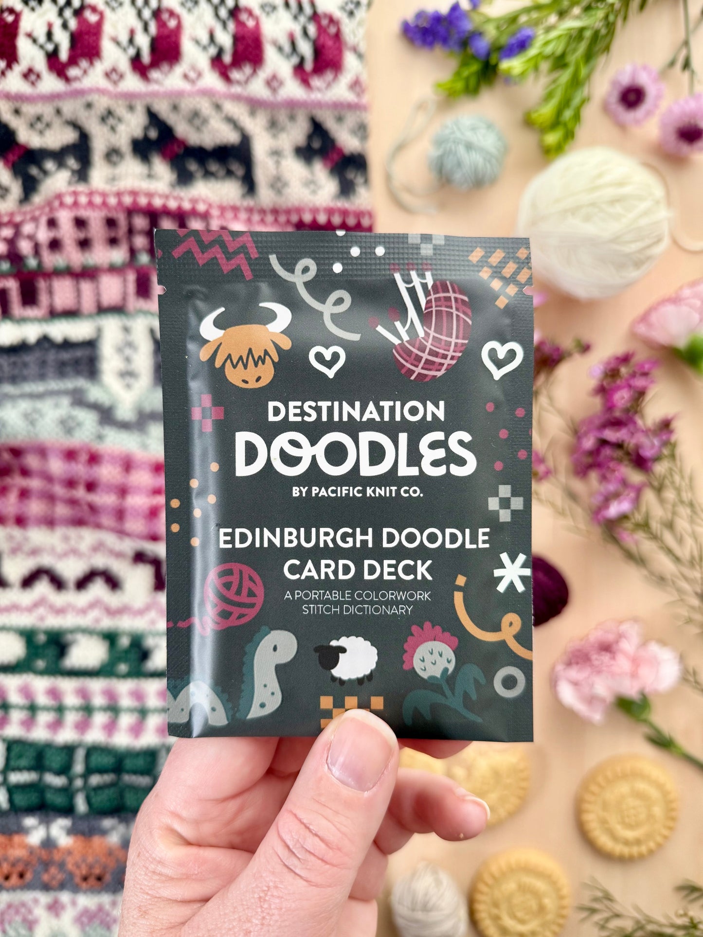 Doodle Card Deck - Edinburgh Destination Wooly Owl Fibers