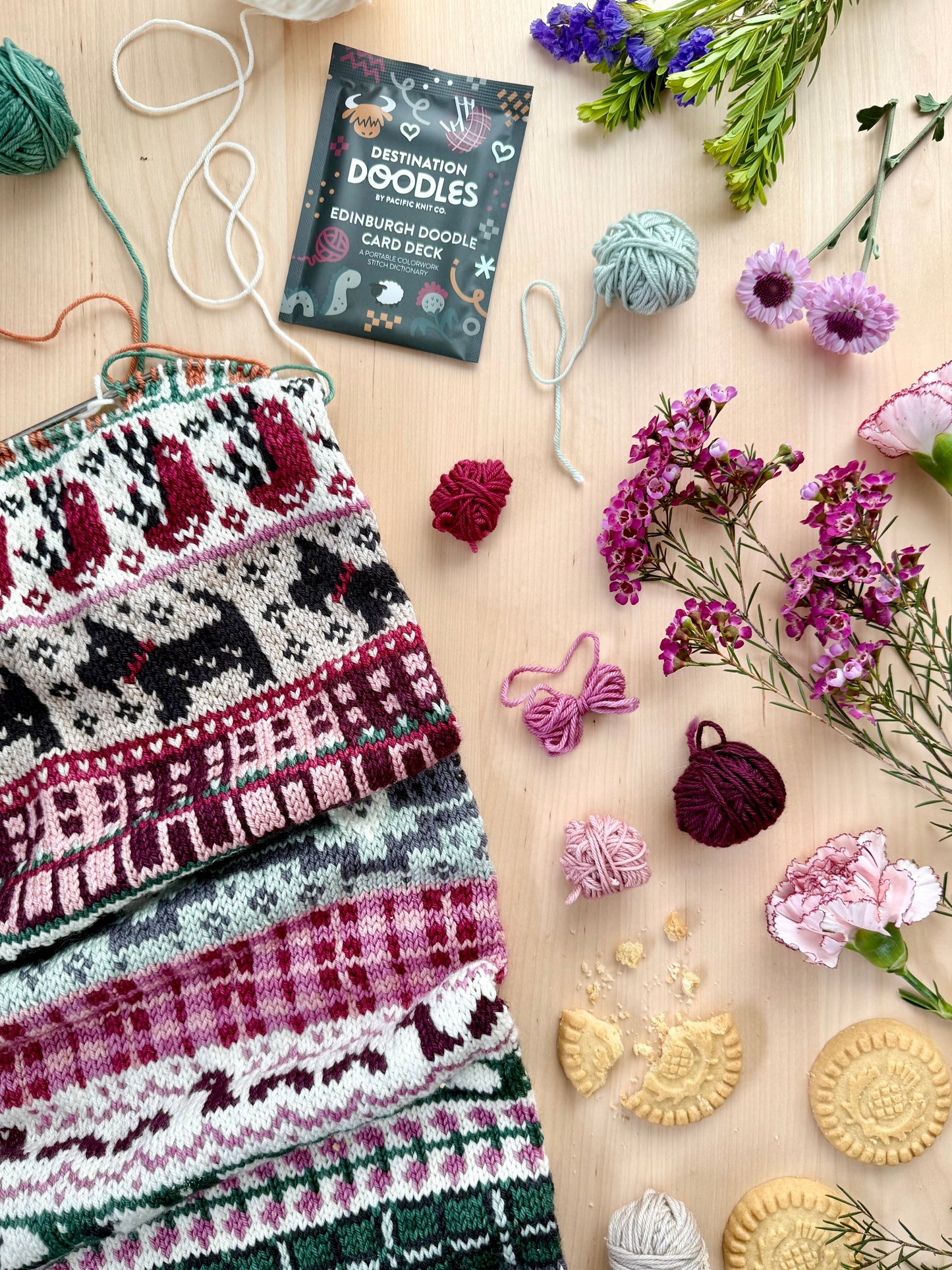 Doodle Card Deck - Edinburgh Destination Wooly Owl Fibers