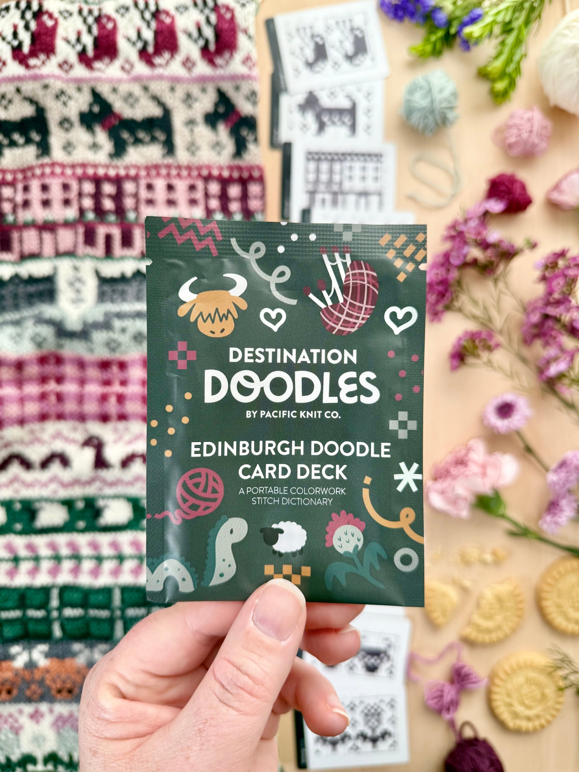 Doodle Card Deck - Edinburgh Destination Wooly Owl Fibers