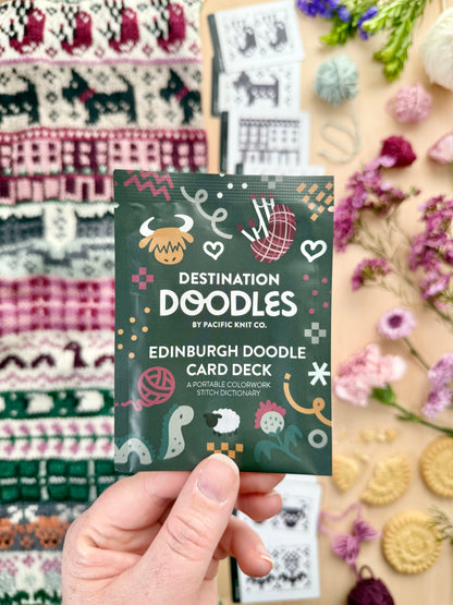 Doodle Card Deck - Edinburgh Destination Wooly Owl Fibers