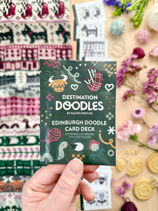 Doodle Card Deck - Edinburgh Destination Wooly Owl Fibers