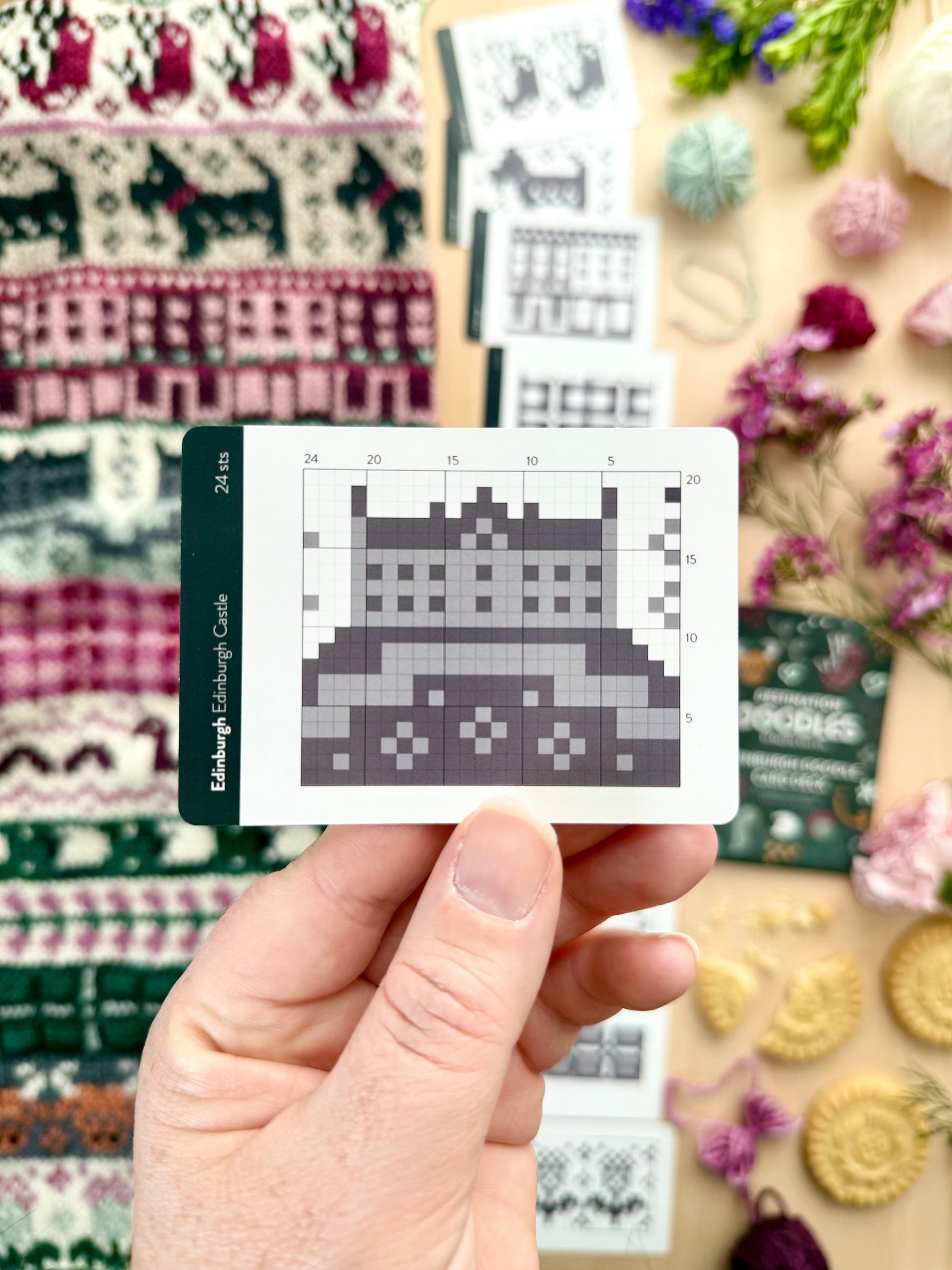 Doodle Card Deck - Edinburgh Destination Wooly Owl Fibers