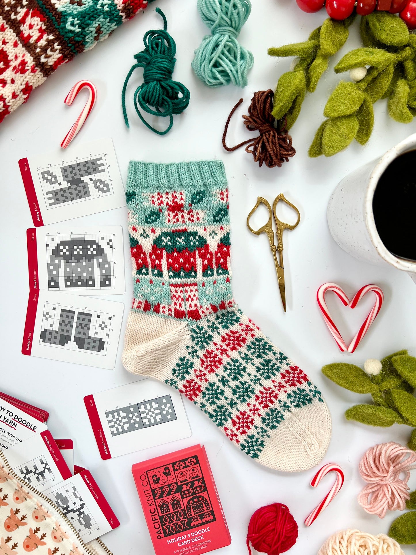 Doodle Card Deck - Holiday 3 Expansion Wooly Owl Fibers