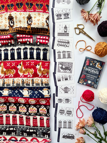 Doodle Card Deck - London Destination Wooly Owl Fibers