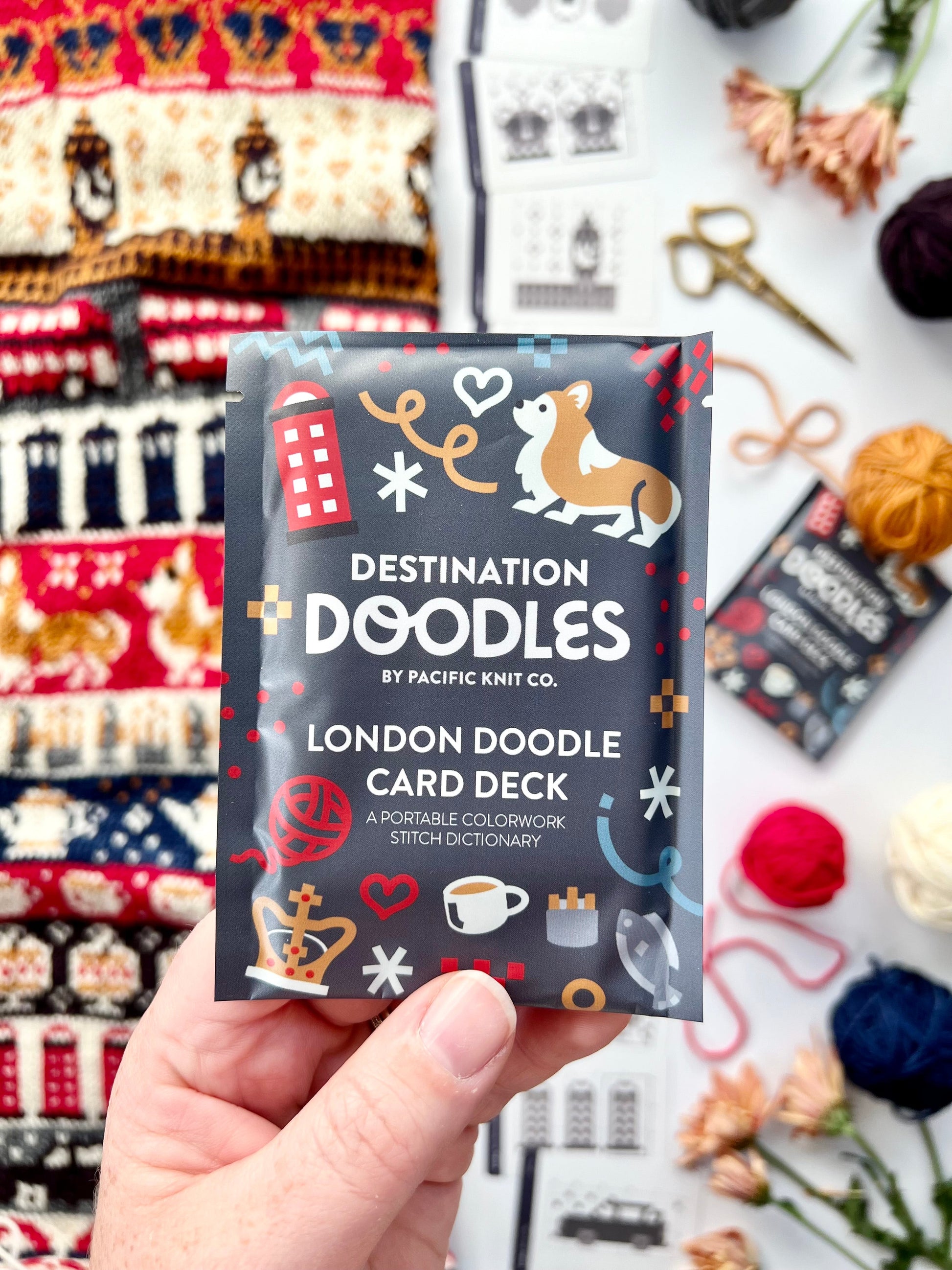Doodle Card Deck - London Destination Wooly Owl Fibers
