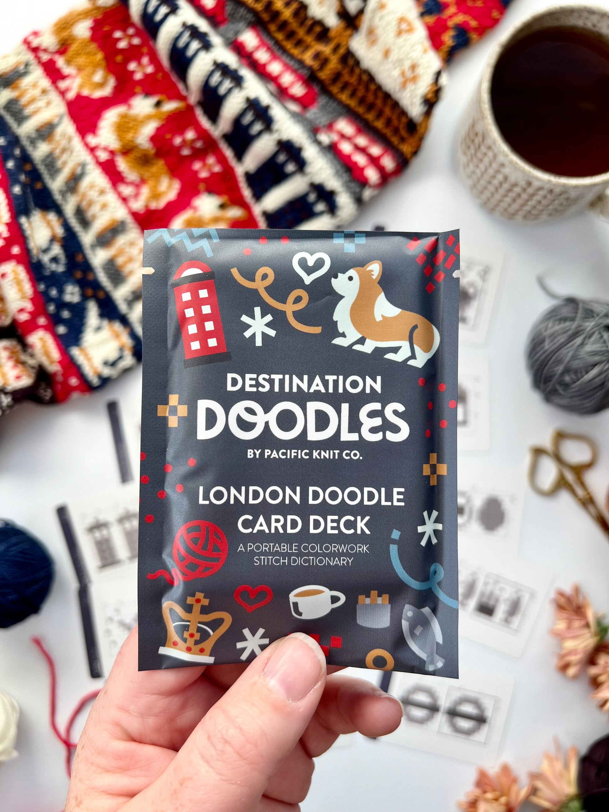 Doodle Card Deck - London Destination Wooly Owl Fibers