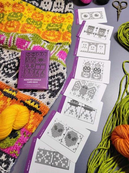 Doodle Card Deck - Monster Expansion Wooly Owl Fibers