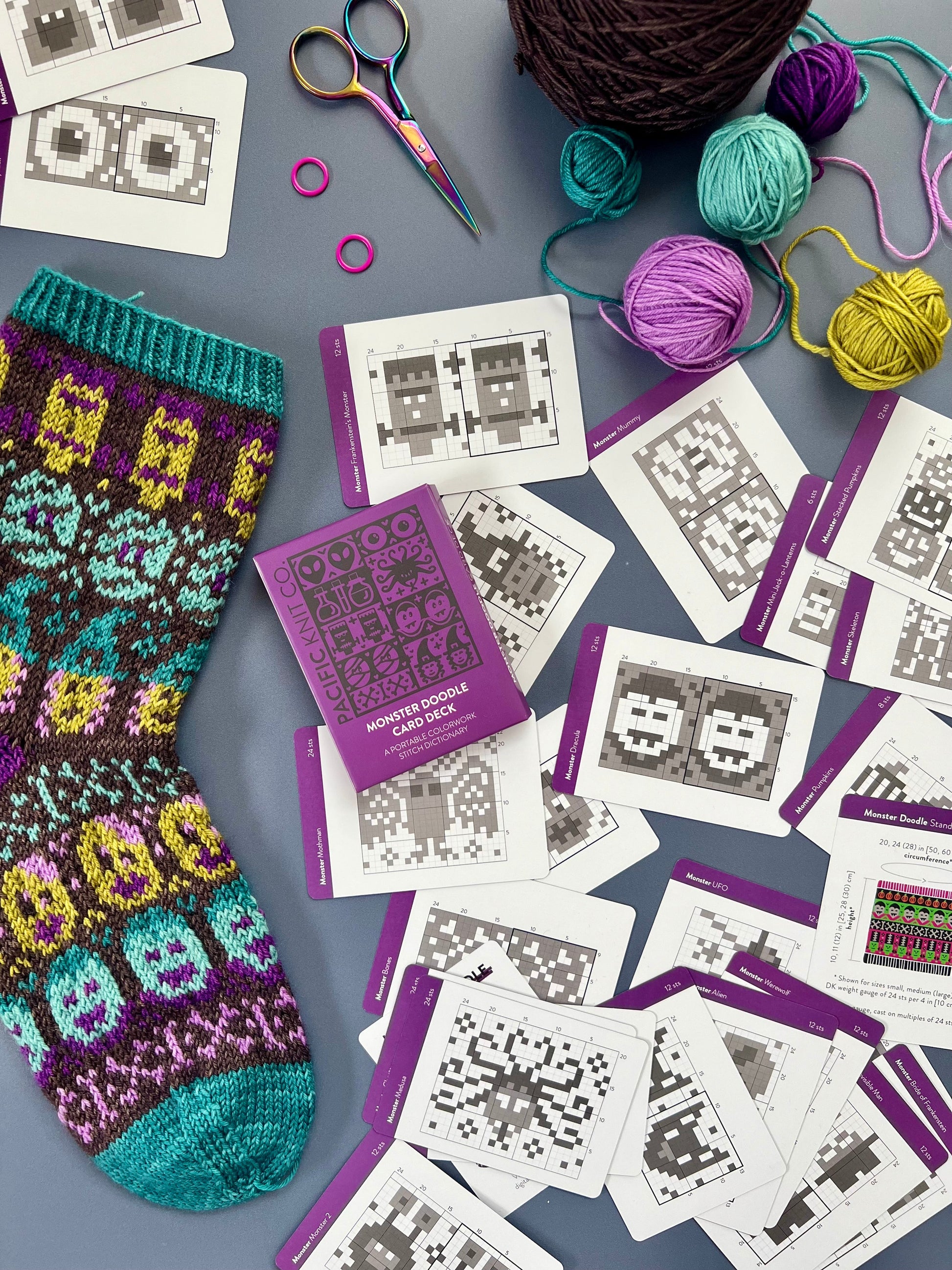 Doodle Card Deck - Monster Expansion Wooly Owl Fibers