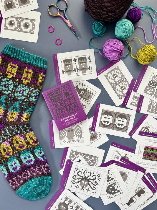 Doodle Card Deck - Monster Expansion Wooly Owl Fibers