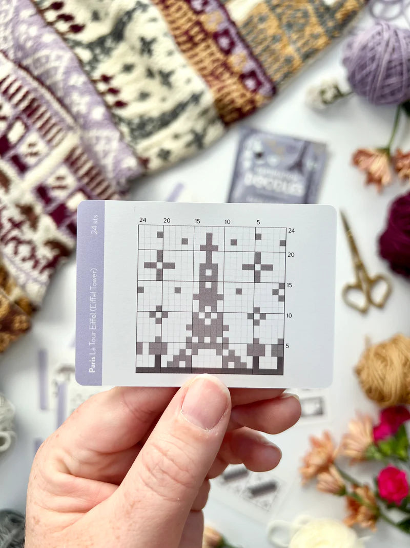 Doodle Card Deck - Paris Destination Wooly Owl Fibers