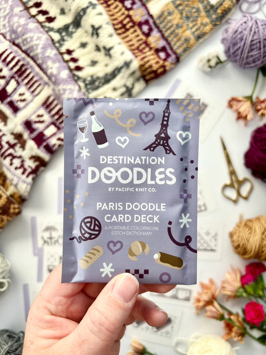 Doodle Card Deck - Paris Destination Wooly Owl Fibers