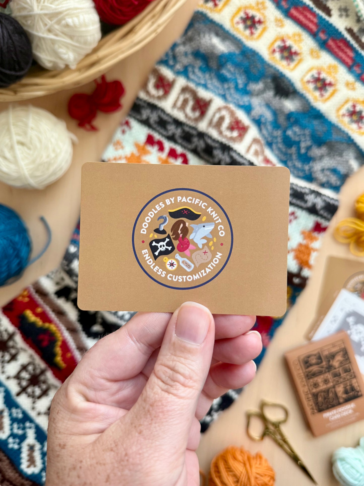 Doodle Card Deck - Pirate Expansion Wooly Owl Fibers