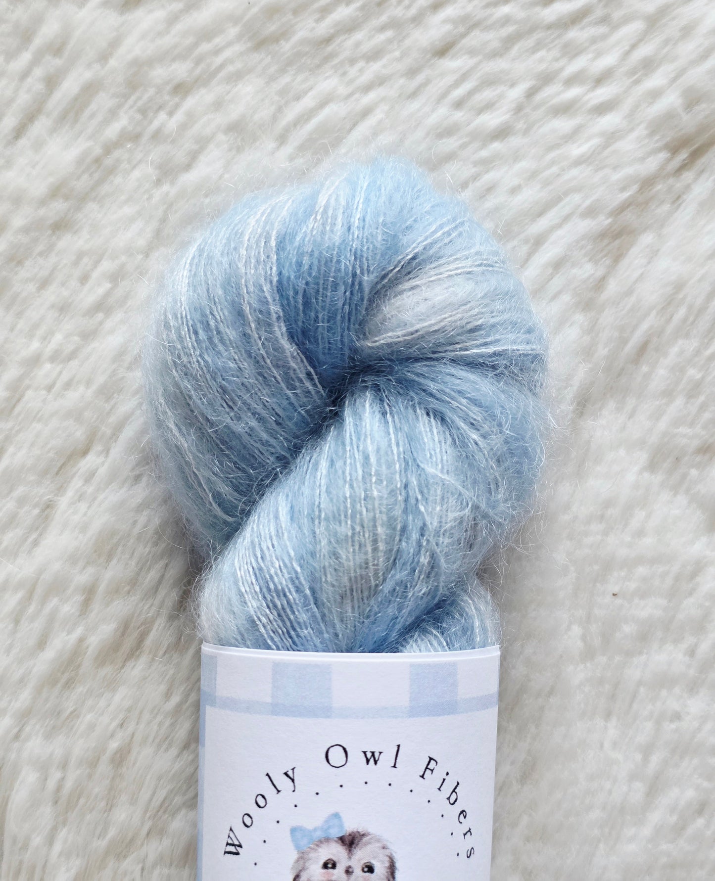 Dreamy Country Blue Wooly Owl Fibers