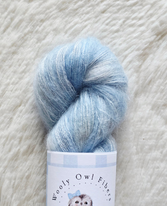 Dreamy Country Blue Wooly Owl Fibers