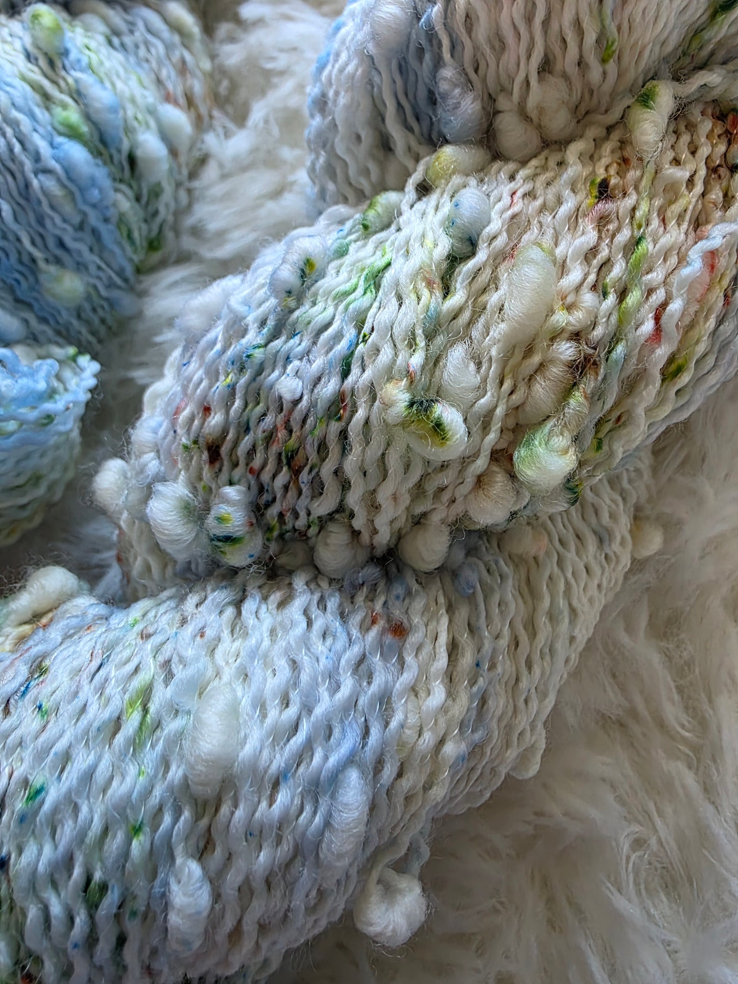 Delphinium Garden Slub Yarn