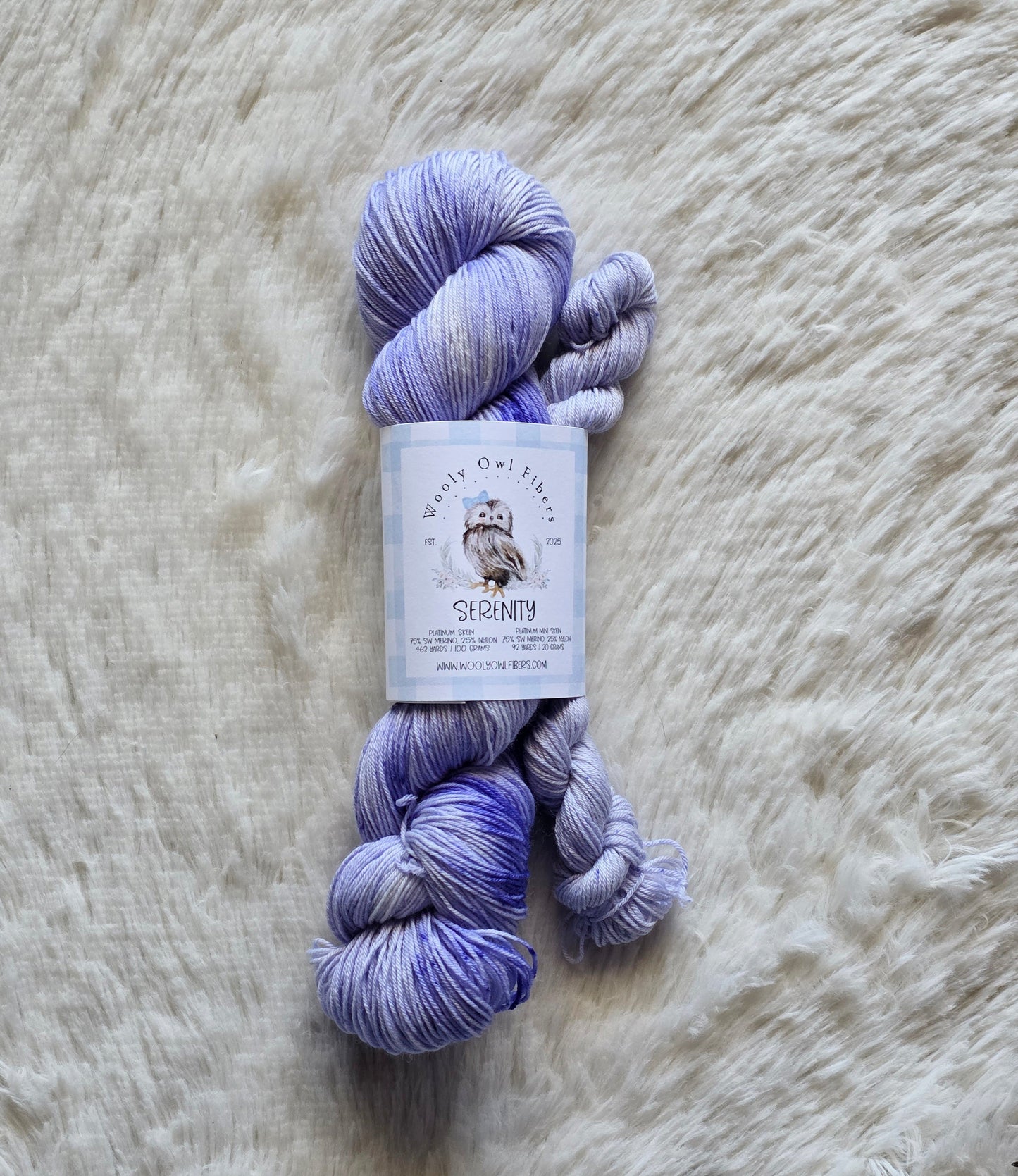 Serenity Sock Kit Wooly Owl Fibers