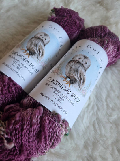 Blackberry Bush Slub Yarn 2 Pack Bundle